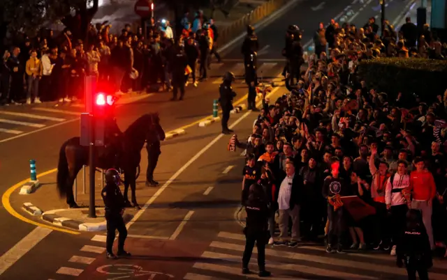 Fans in Valencia