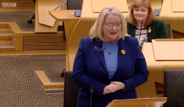 Older People Minister Christina McKelvie