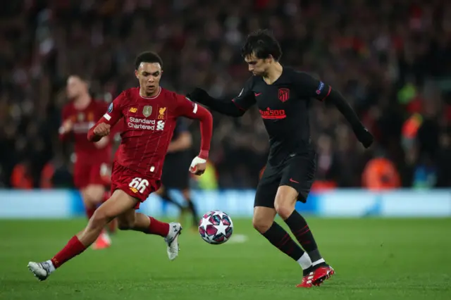 Joao Felix and Trent Alexander-Arnold