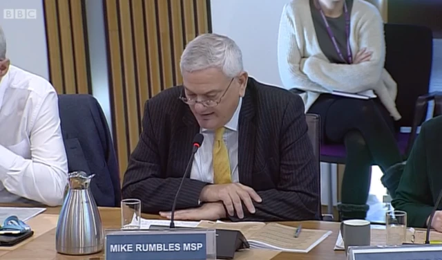 Lib Dem MSP Mike Rumbles