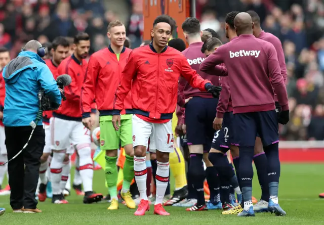 Arsenal players