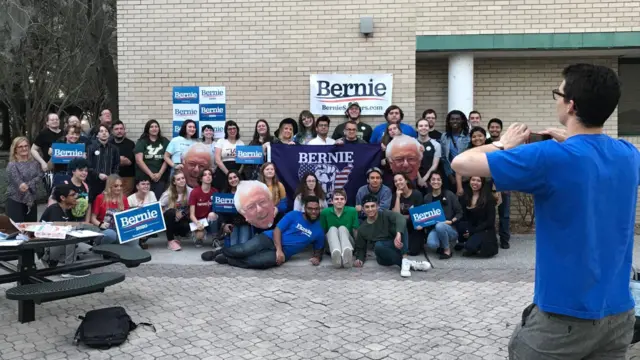 Bernie supporters in Florida