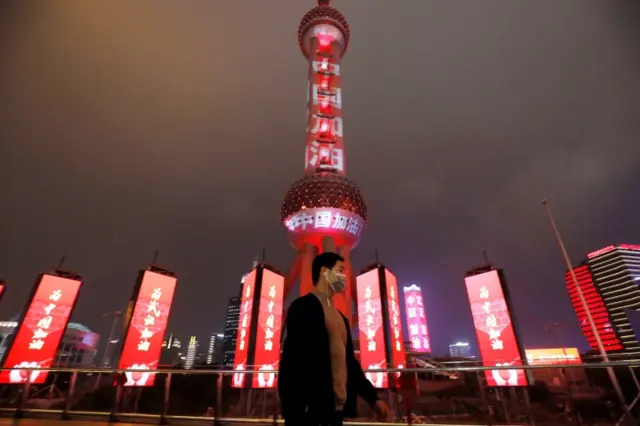 The Oriental Pearl Tower, pictured last month