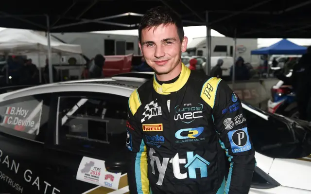 Callum Devine will have to wait for the start of the European Rally Championship