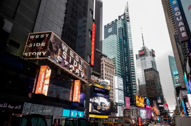 Times Square lights