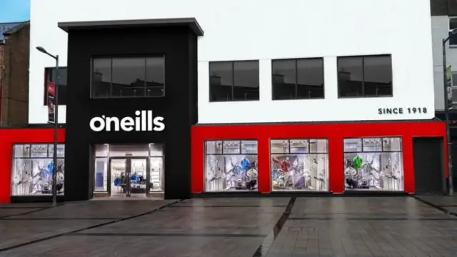 O'Neills sportswear shop