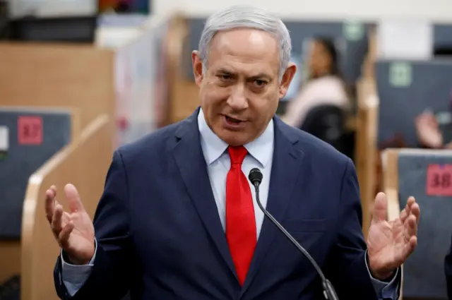 Israel's Prime Minister Benjamin Netanyahu