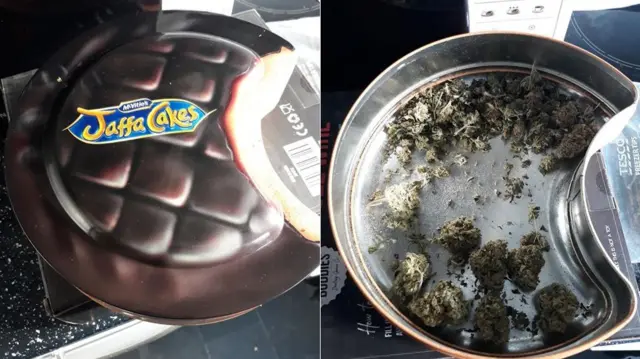 Cannabis in a tin