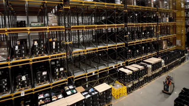 Amazon fulfilment centre in Manchester