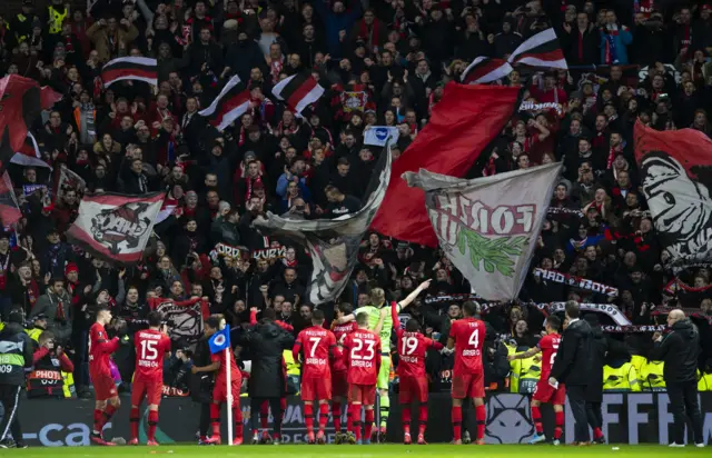 Leverkusen fans