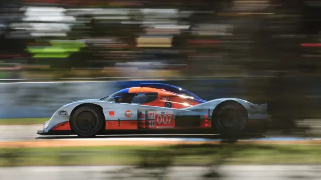 Action at Sebring International Raceway