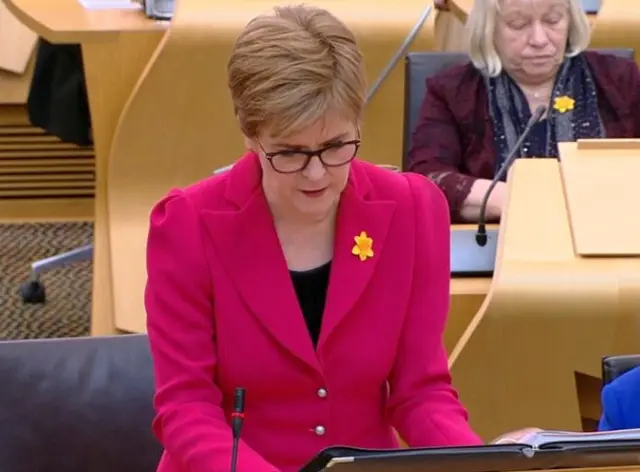 First Minister Nicola Sturgeon