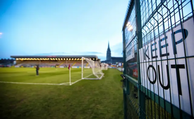 A general view of Dalymount Park