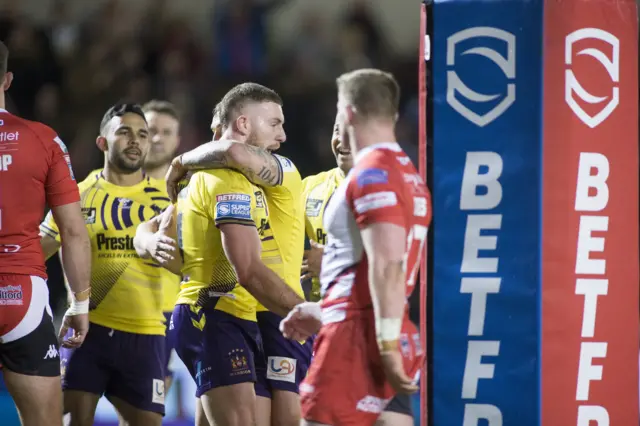 Wigan celebrate