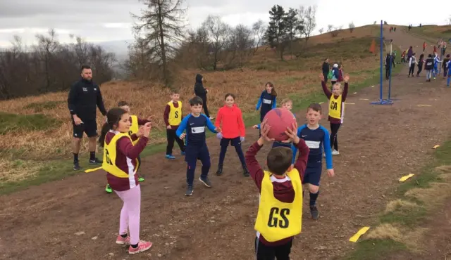 Netball on the Wrekin