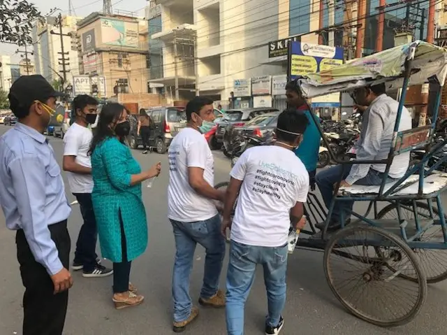 Volunteers in Noida