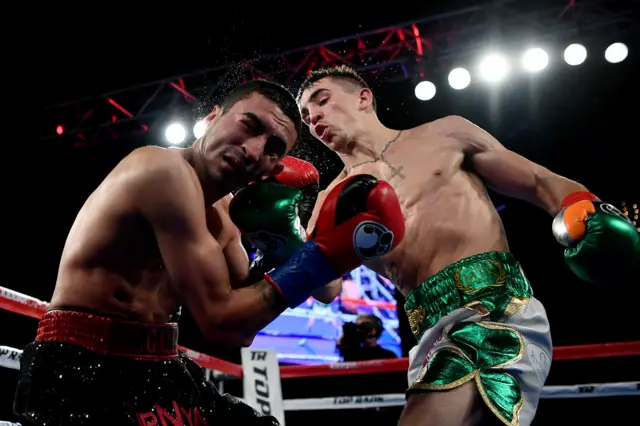 Michael Conlan was hoping to earn a 14th straight professional win in New York