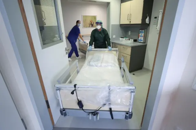 Special sick room for coronavirus patients