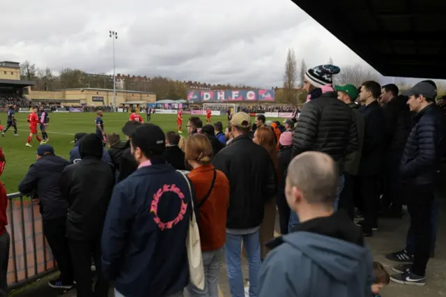 Fans at Dulwich Hamlet