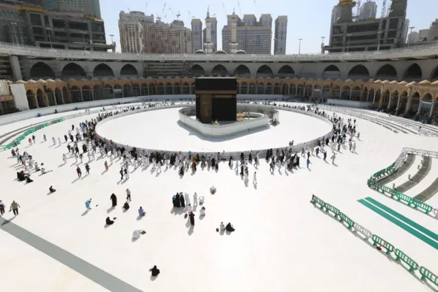 Saudi Arabia has limited access to holy sites in a bid to control the infection