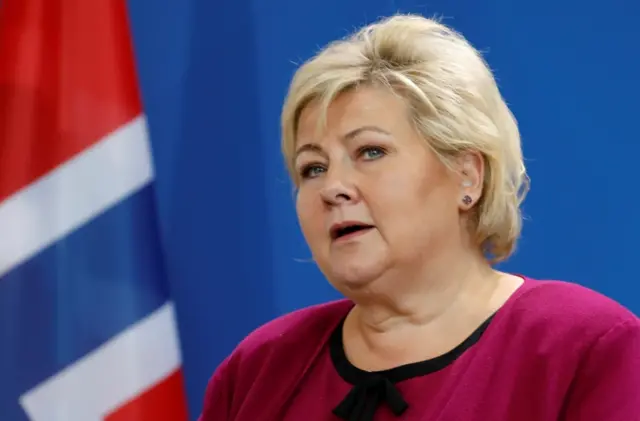 Norway's Prime Minsiter Erna Solberg