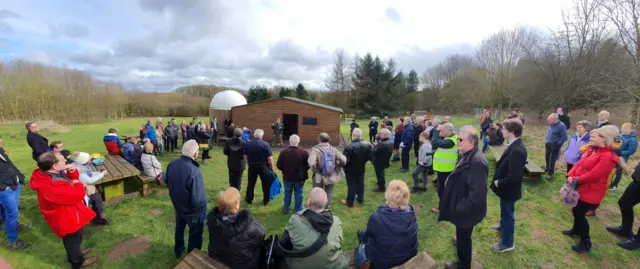 Roliston Observatory opening