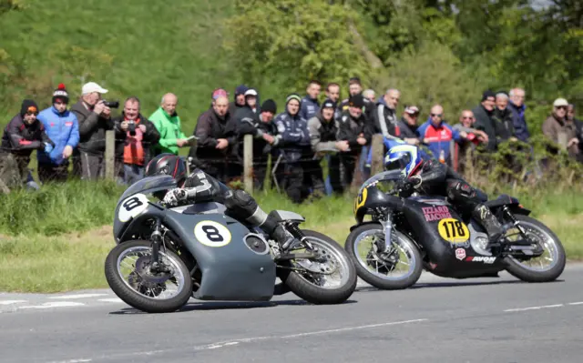 Action from the 2019 Tandragee 100