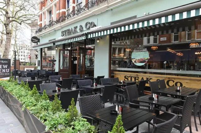 A restaurant in Central London