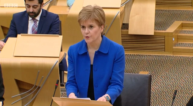 First Minister Nicola Sturgeon