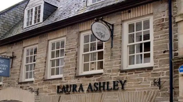 Laura Ashley sign