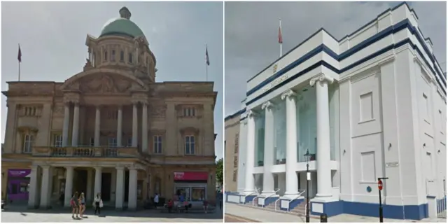 Hull City Hall and Hull New Theatre