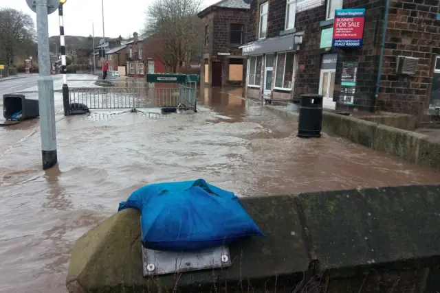 Flooding in Todmorden