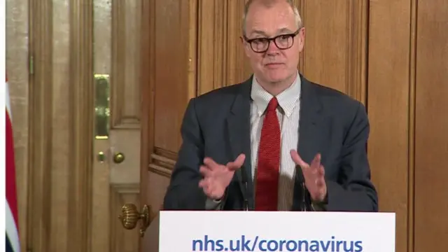 The UK's chief scientific adviser Sir Patrick Vallance