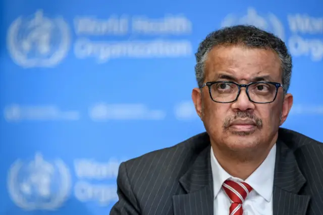 Image shows Dr Tedros Adhanom Ghebreyesus