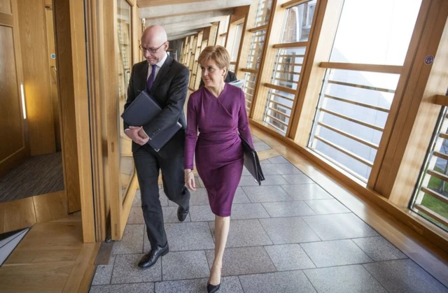 John Swinney and Nicola Sturgeon