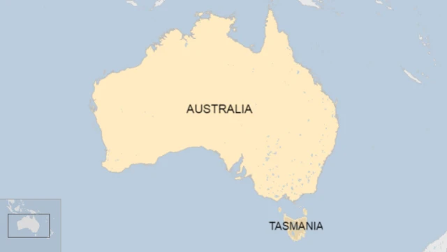 Map of Australia