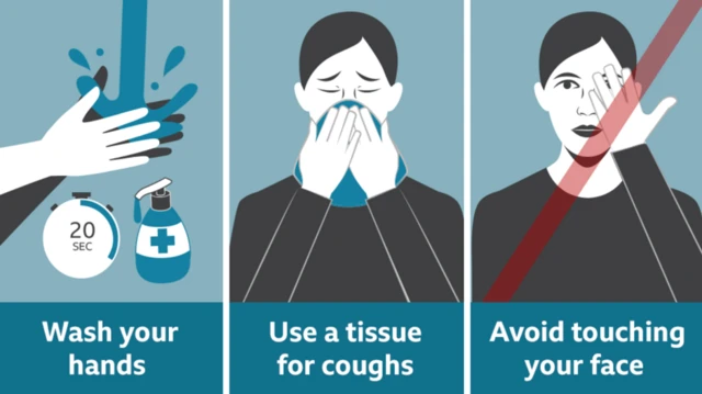 Coronavirus BBC protection graphic