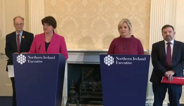 Stormont press conference