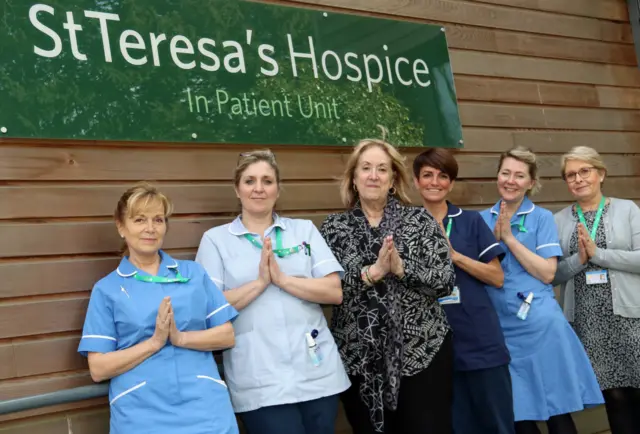 Staff at St Teresa’s Hospice