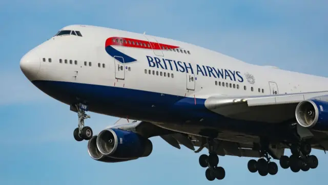 British Airways flight