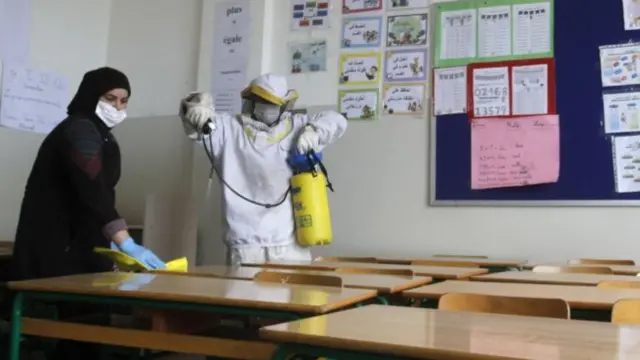 School deep-cleaned in Rmeileh, Lebanon