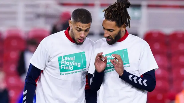 Rudy Gestede and Ryan Shotton