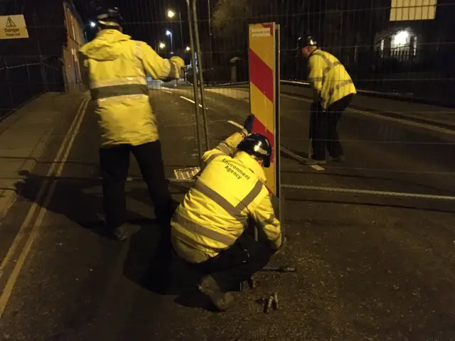 Environment Agency workers