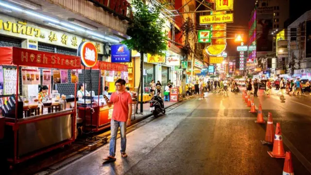 A street in Bangkok after the coronavirus outbreak