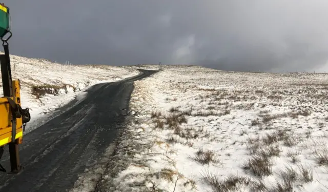 Snow at Fleet Moss