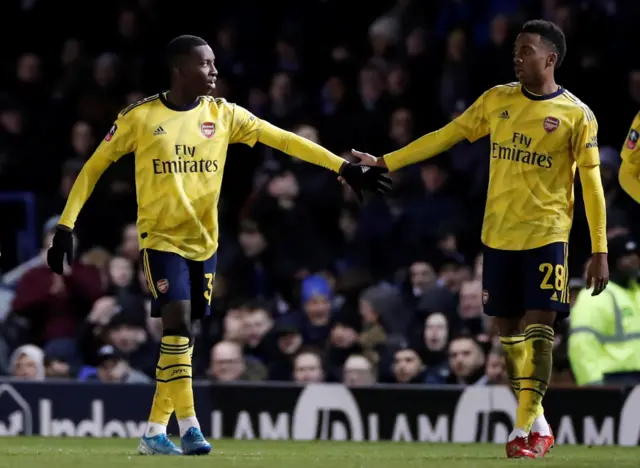 Arsenal celebrate