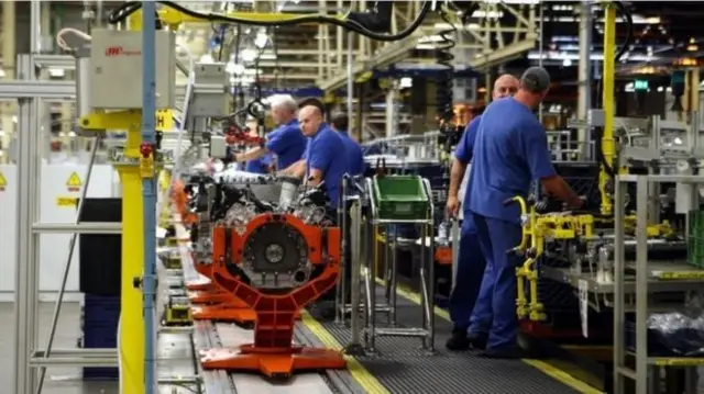 The Ford engine plant in Bridgend