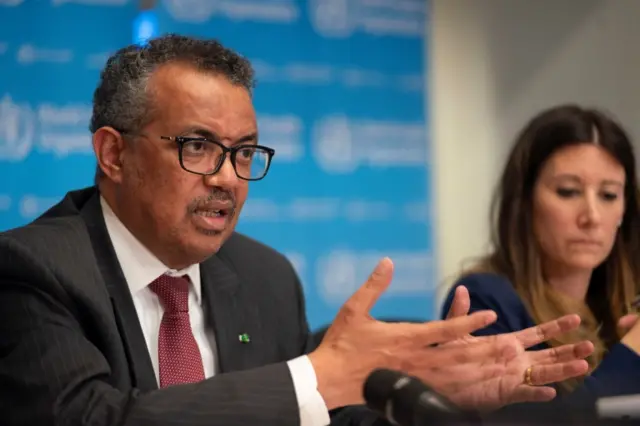 Director-General of World Health Organization (WHO) Tedros Adhanom Ghebreyesus