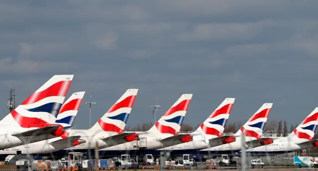 British Airways planes grounded at Heathrow Airport