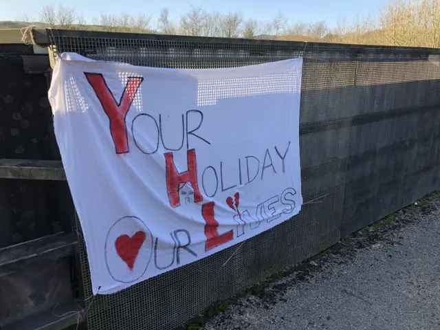 Banner saying Your Holiday Our Lives